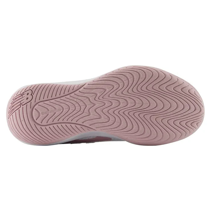 Women's 696v7 D Width Shoes White and Pink Chalk