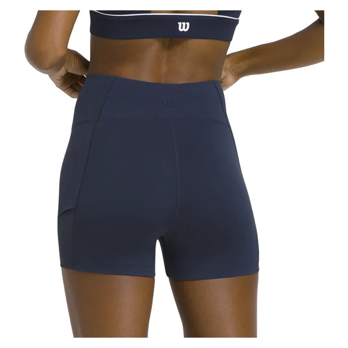 Women's Baseline Ball Short Classic Navy, Wilson, Pickleball Express, WW00553531DBC-BF26-2