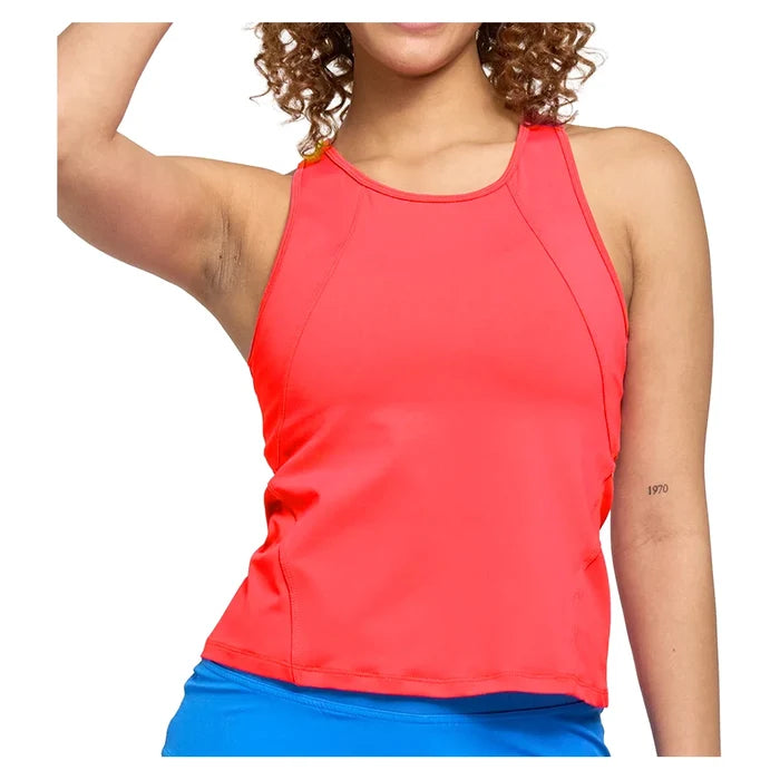 Women's Bondi Tennis Tank Hibiscus