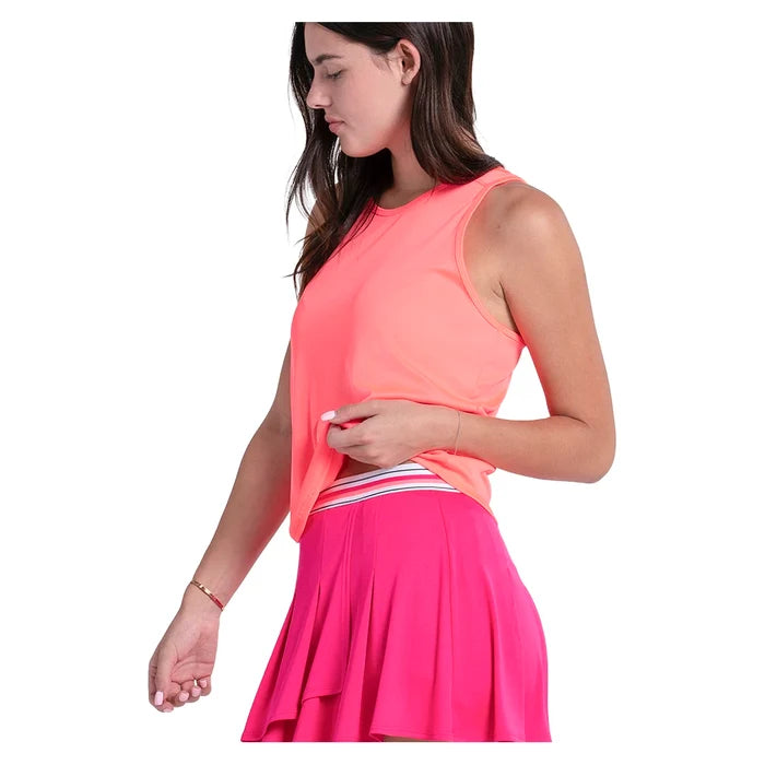 Women's Court Drip Tank Hot Lava