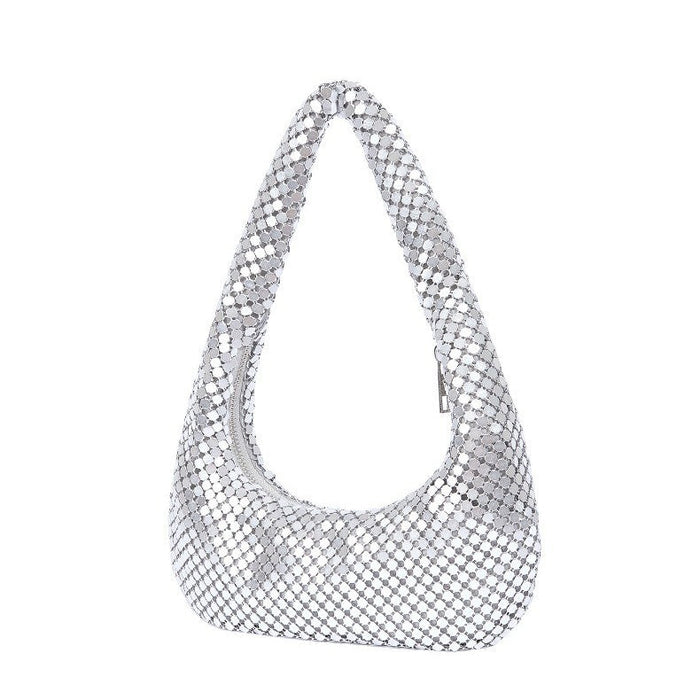 Women's Éclat Minaudière - Gilded Crystal-Embellished Clutch with Convertible Chain
