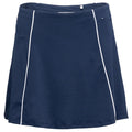 Women`s Essentials Colorblock Flounce 15 Inch Tennis Skort Black Iris