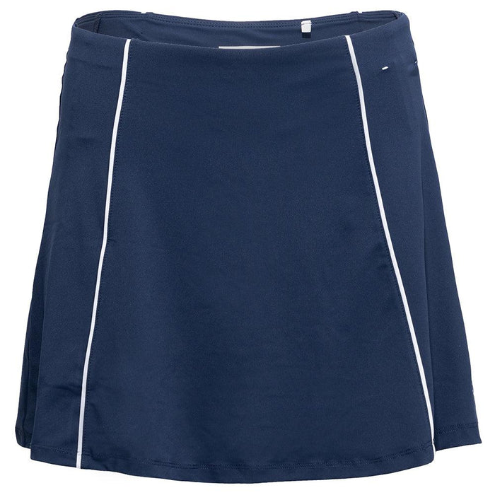 Women`s Essentials Colorblock Flounce 15 Inch Tennis Skort Black Iris