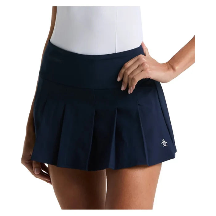 Women`s Essentials Pleated 13 Inch Tennis Skort Black Iris