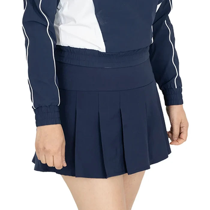 Women`s Essentials Pleated 13 Inch Tennis Skort Black Iris