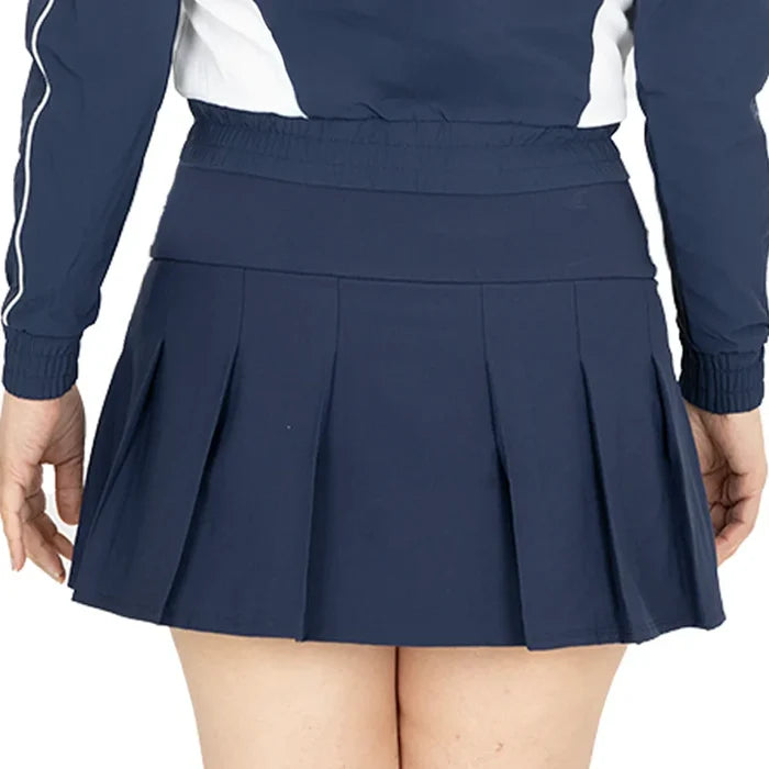 Women`s Essentials Pleated 13 Inch Tennis Skort Black Iris