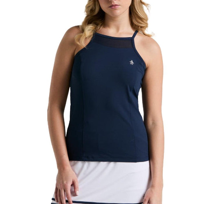 Women's Essentials Tank with Mesh Black Iris