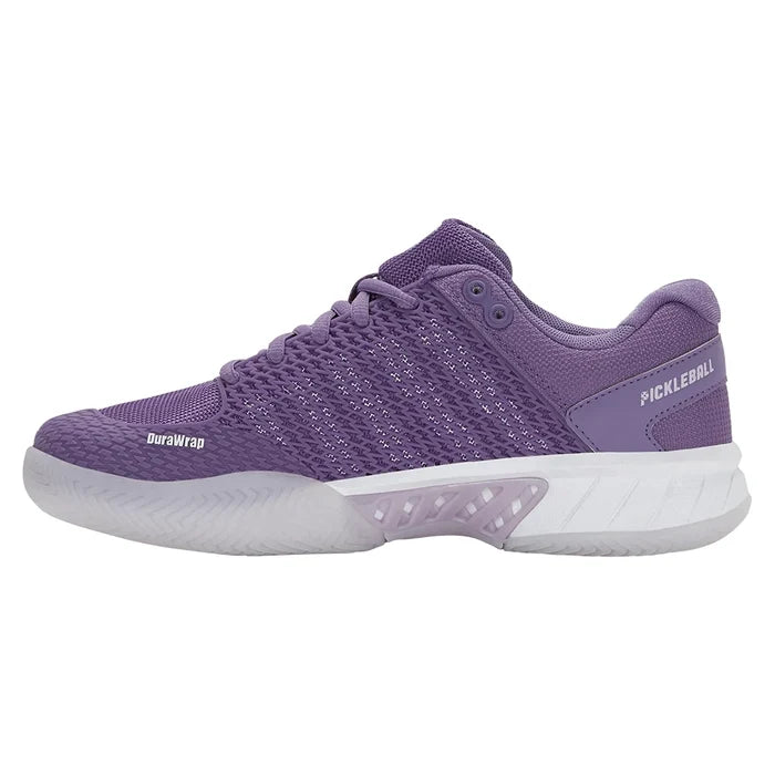 Women's Express Light Pickleball Court Shoes Purple Haze and White
