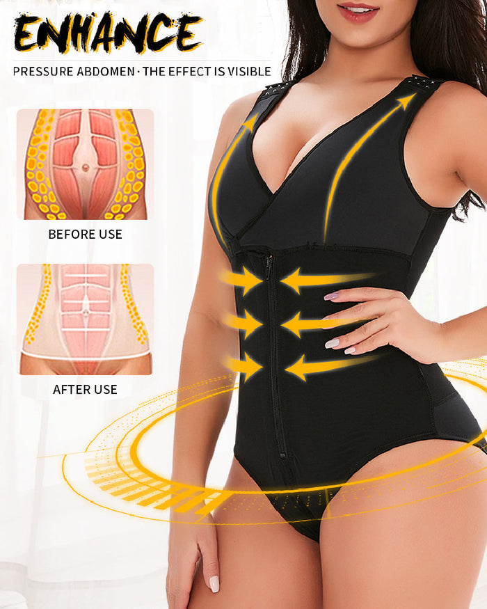 Women's Fajas Adjustable Breastfeeding High Compression Butt Lifter Shapewear  - By Qivii