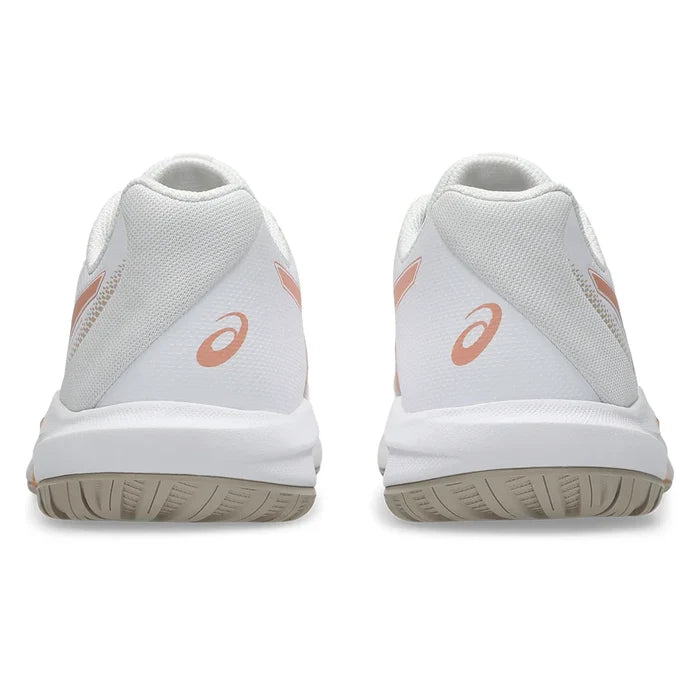 Women's GEL-Dedicate 9 Wide Shoes White and Cantaloupe