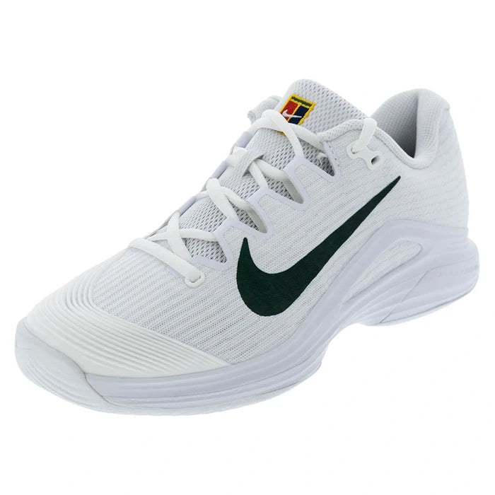Women's London Vapor 12 Premium Court Shoes White and Gorge Green