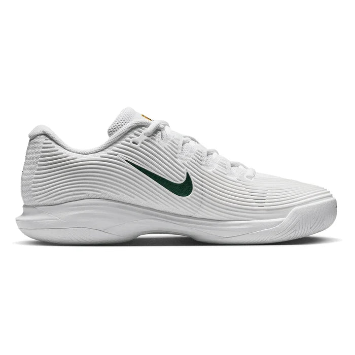 Women's London Vapor 12 Premium Court Shoes White and Gorge Green