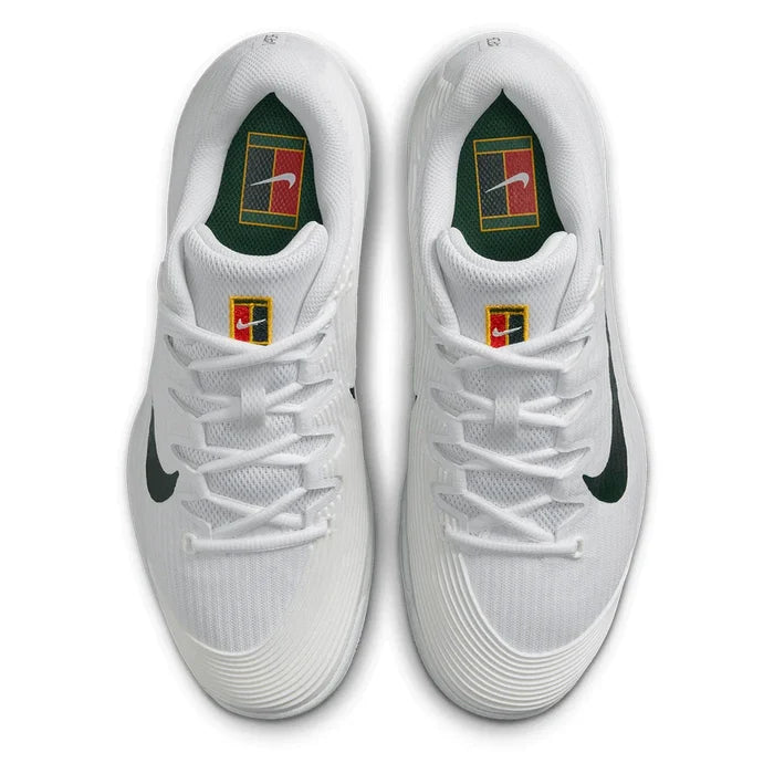 Women's London Vapor 12 Premium Court Shoes White and Gorge Green