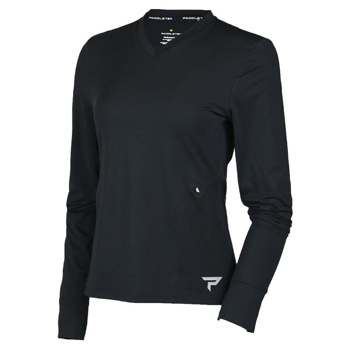Womens Long Sleeve Performance Top Black