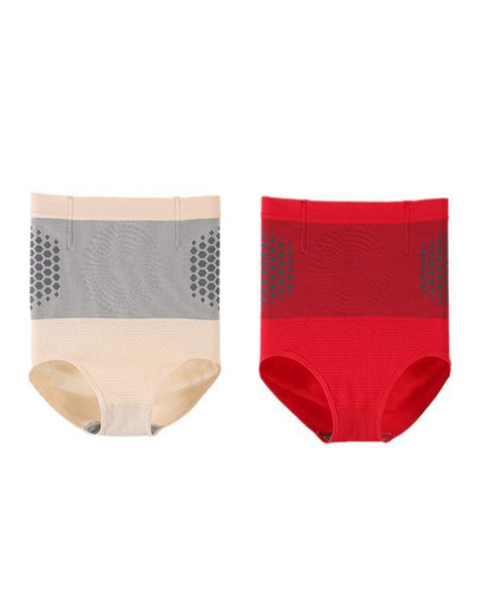 1Beige+1Red / M