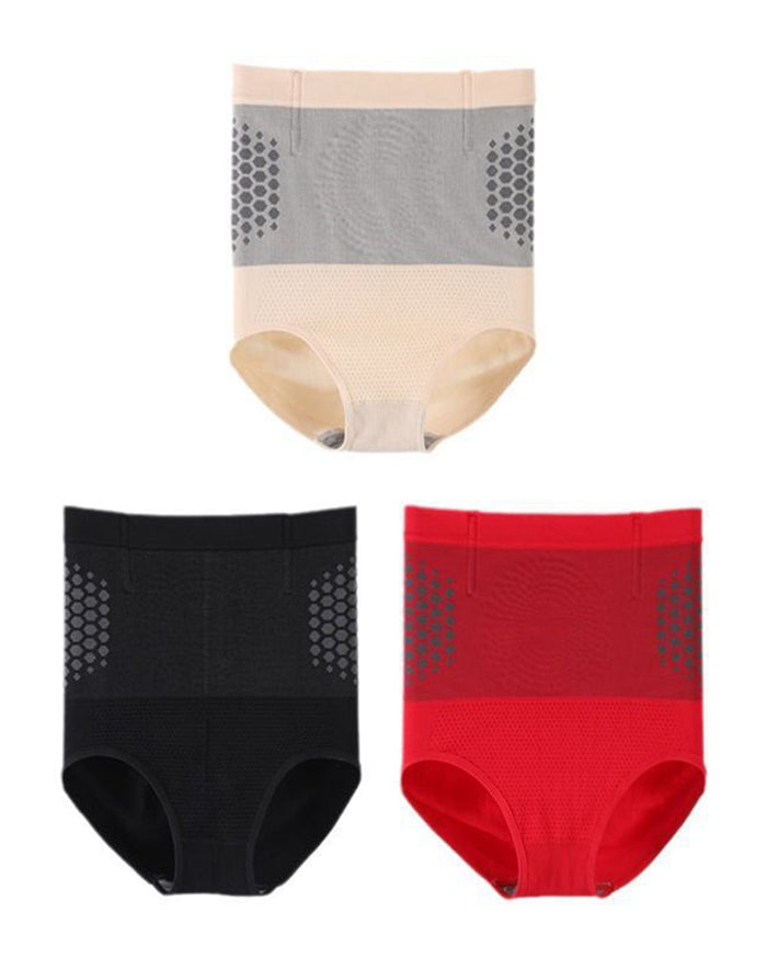 1Beige+1Black+1Red / M