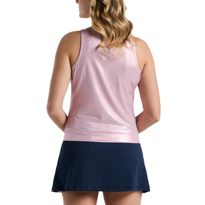 Women's Metallic Tank Charm Pink