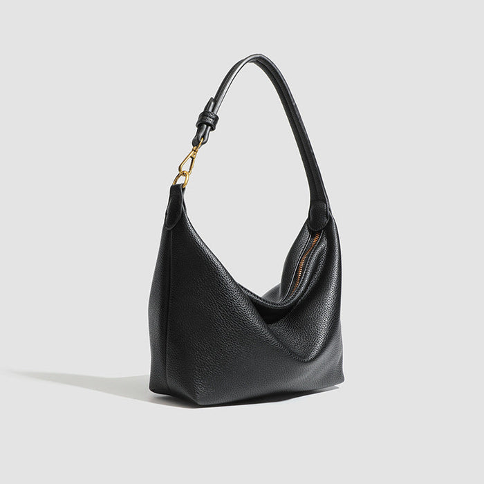 Women's Metro Pebble Hobo - Spacious Pebbled Leather Commuter - Convertible Shoulder Sling