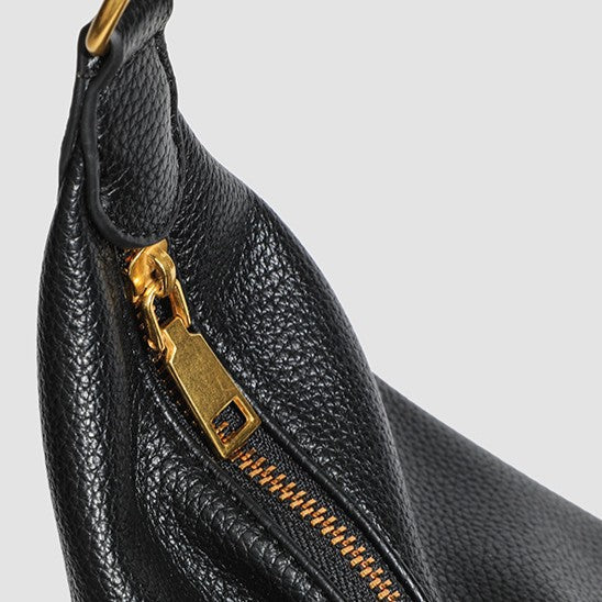 Women's Metro Pebble Hobo - Spacious Pebbled Leather Commuter - Convertible Shoulder Sling