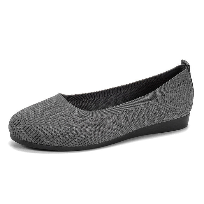 Women's Plus Size Round Toe Casual Driving Flats Comfortable Athleisure Loafers