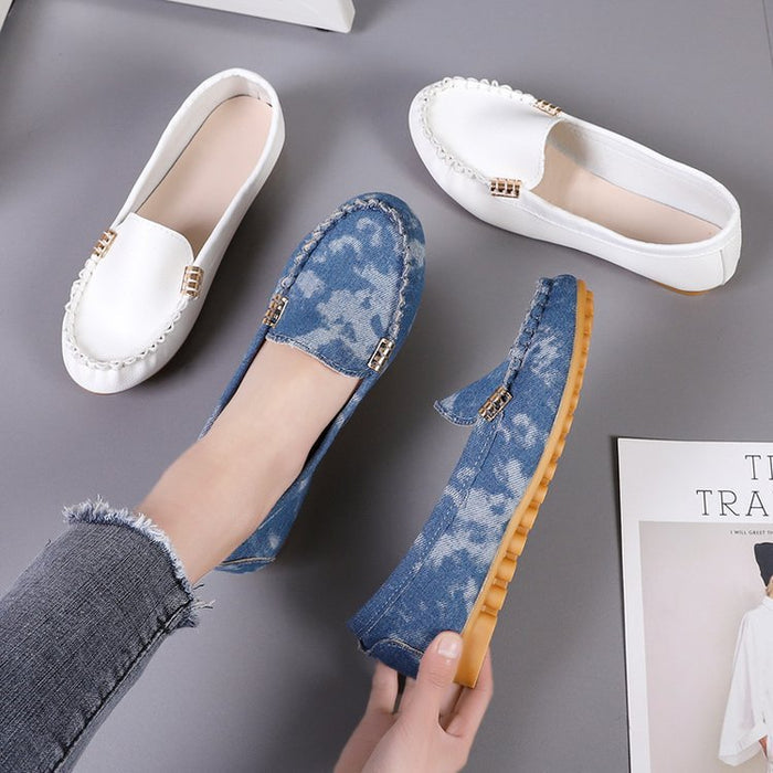 Women’s Plus Size Vegan CloudStep Loafers - Low-Heel Slip-On Driving Shoes for Casual Comfort