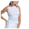 Women's Rising Tides Muscle Tank White and Color Ombre