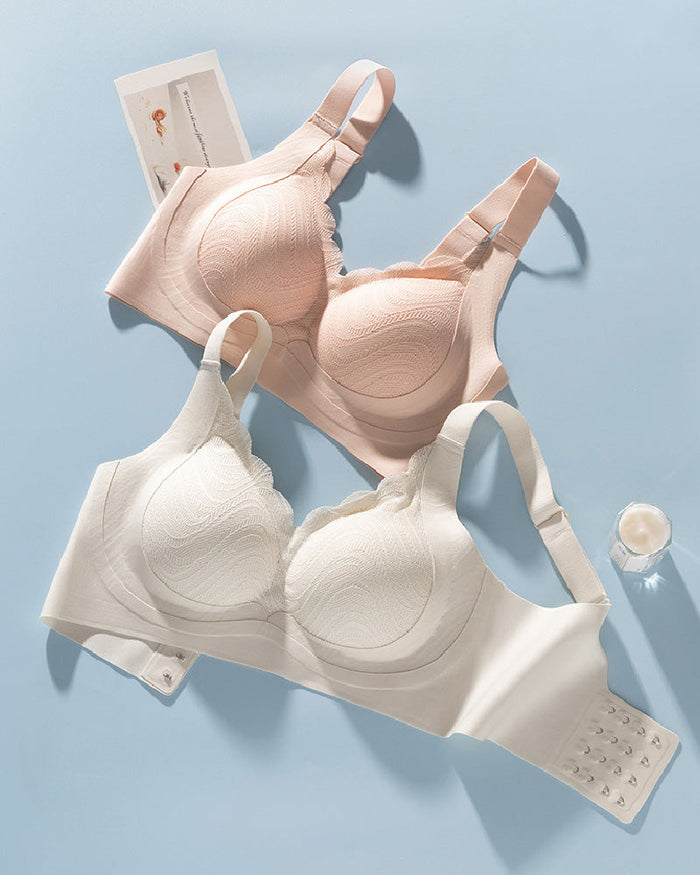 Women's Seamless Wireless Anti-sagging Minimizer Thin Adjustment Bra  - By Qivii