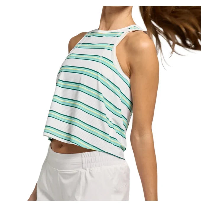 Women's Shift Printed Tank Everglade Stripe