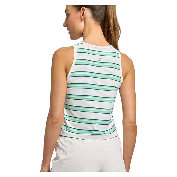 Women's Shift Printed Tank Everglade Stripe