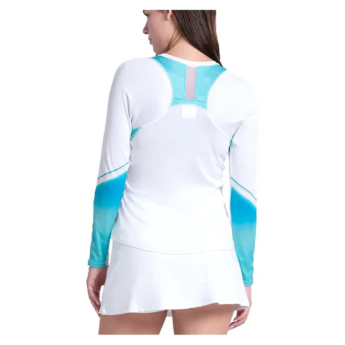 Women's Sun Beat Long Sleeve Top White