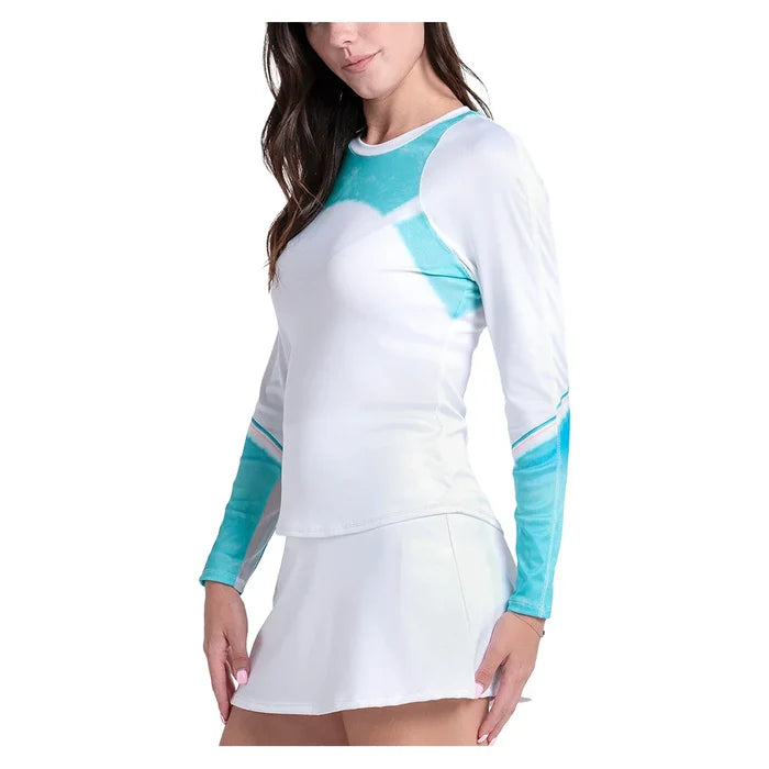 Women's Sun Beat Long Sleeve Top White