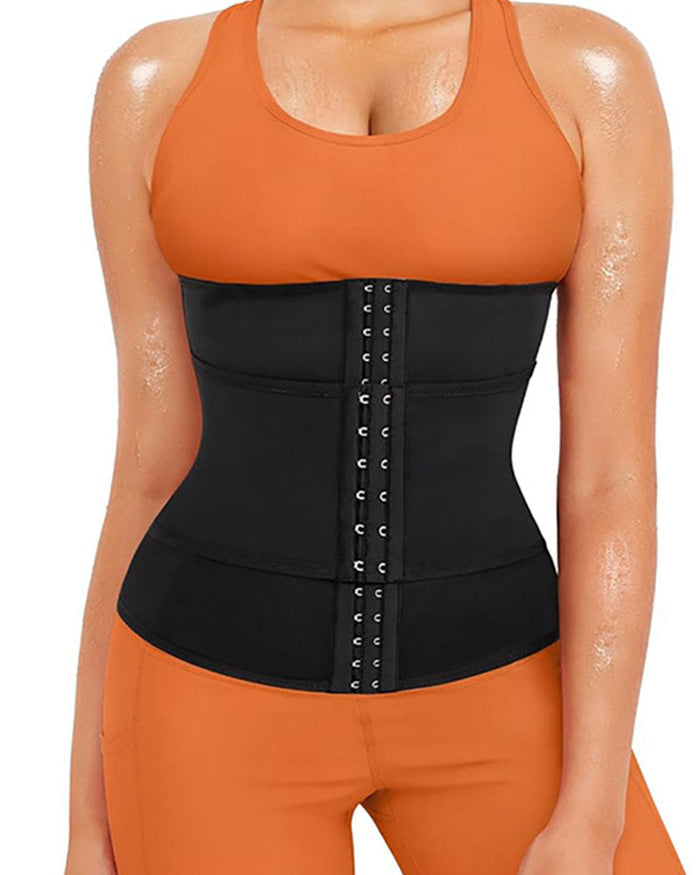 Women's Sweat Weight Loss Sports Waist Trainer Belly Shaping Sauna Corset Girdle  - By Qivii