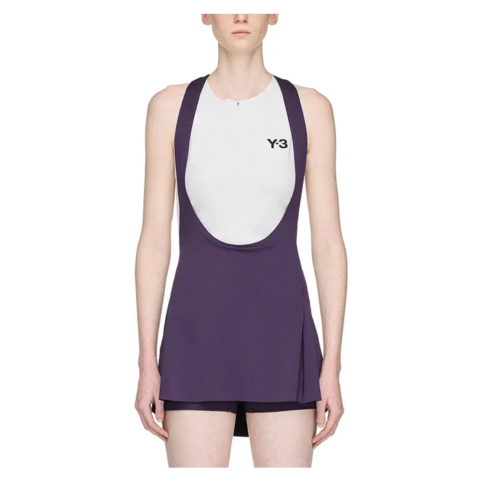 Women's Y-3 Bib Skort Aurora Plum