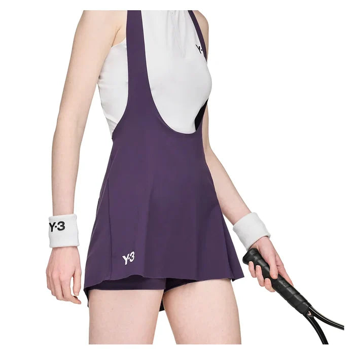 Women's Y-3 Bib Skort Aurora Plum