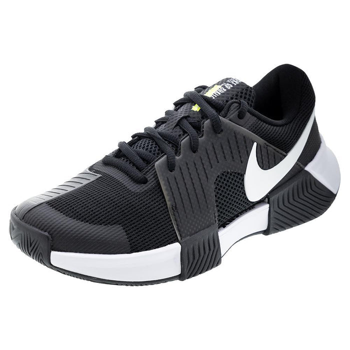 Women's Zoom GP Challenge 1 Shoes Black and White
