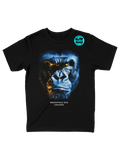 Youth Dark Gorilla Glow in the Dark T-Shirt in Black