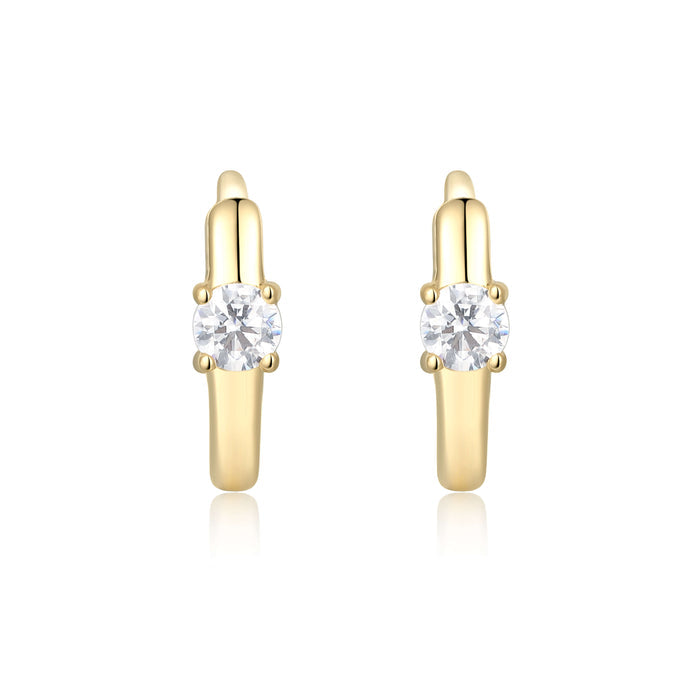 Zahara Diamond Hoop Earrings