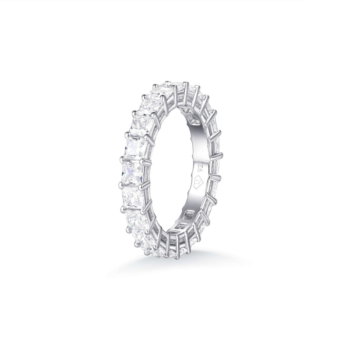 Zaria Asscher Diamond Wedding Ring