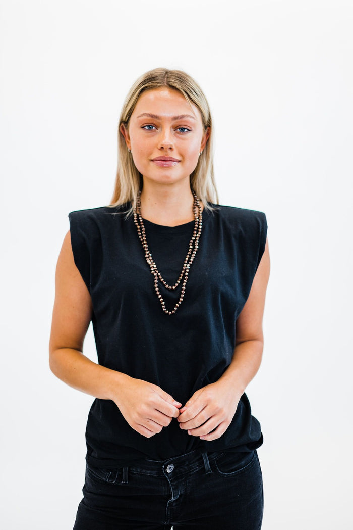 Zola Adjustable Beaded Necklace - Final Sale